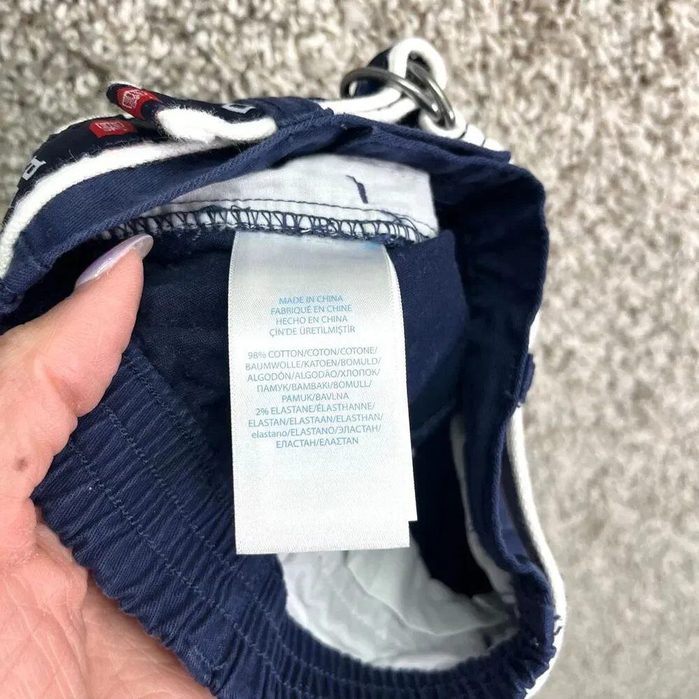 Ralph Lauren Pants Baby 6M Navy Blue Pant‎ with Belt